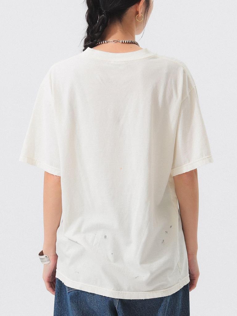 Beams Boy S/S TEE [Special Order] orSlow Dirty T-Shirt Women's Black Free