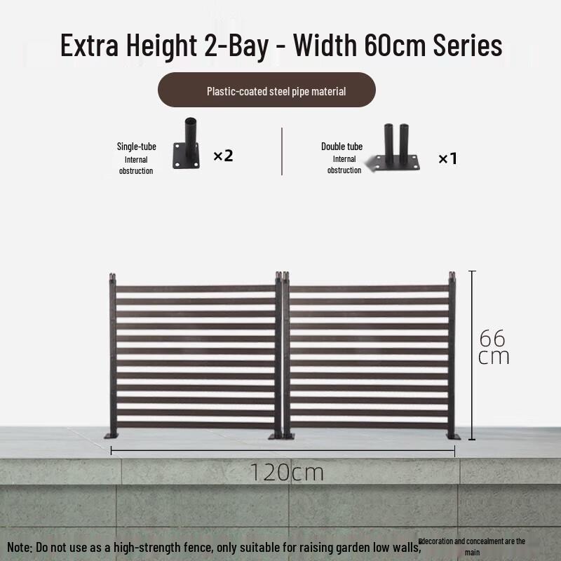 

Уличная садовая металлическая секция забора