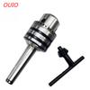 OUIO MT1 MT2 MT3 MT4 B10 B12 B16 B18 0.6-6/1-10/1-13/3-16/5-20 Morse Tapper Shank Drill Chuck Arbor Lathe CNC Drill Machine Wood