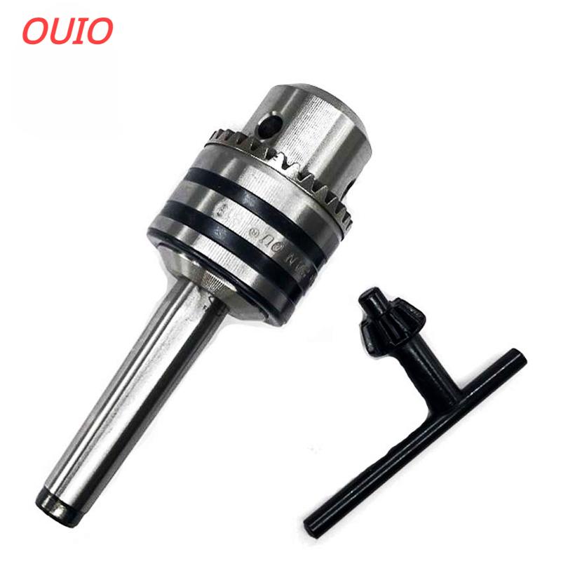 OUIO MT1 MT2 MT3 MT4 B10 B12 B16 B18 0.6-6/1-10/1-13/3-16/5-20 Morse Tapper Shank Drill Chuck Arbor Lathe CNC Drill Machine Wood