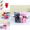 Adorable Teddy Bear Plush Toy Keychain Soft Stuffed Animal Doll Cute Gift