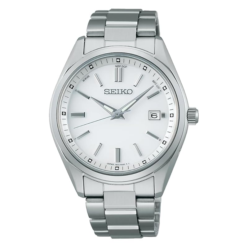 

[Seiko Watch] watch seiko selection solar radio clock The Standard SBTM317 men s silver