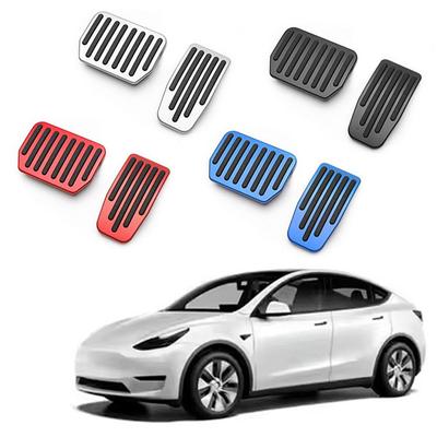 Brake Accelerator Pedals Cover Anti-slip Pedal Comfortable Rest For Tesla Model Y Launch/Juniper Highland Replacement Part J8F8