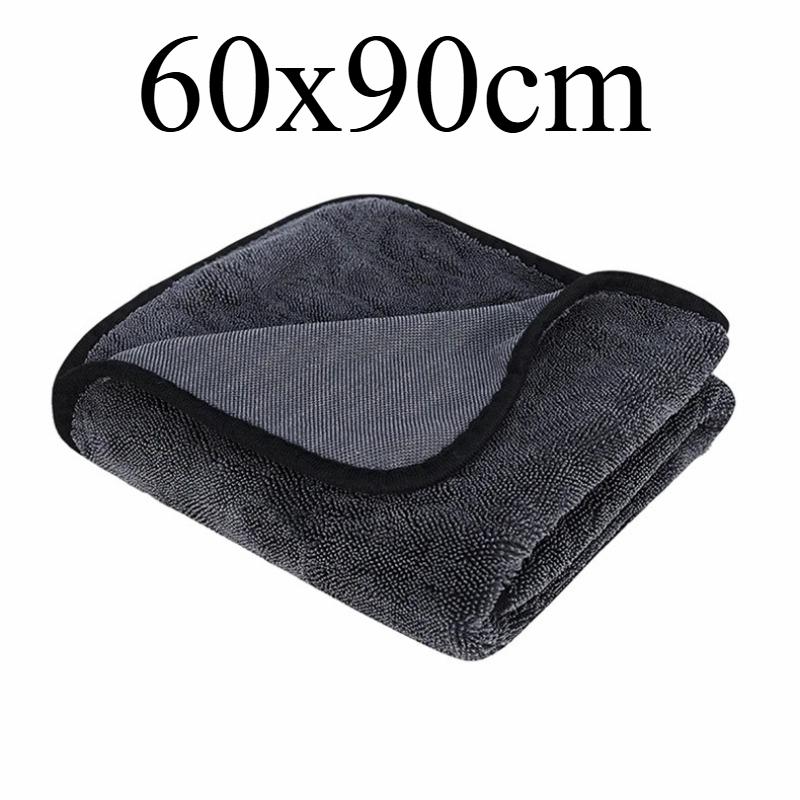 Car Wash Towel 1200GSM Microfiber Double-Sided Ultra Absorbent Car Wash Cloth Cleaning Drying Towel Washing Accessories