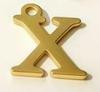 DIY Jewelry Accessories: 26 Alphabet Titanium Steel Pendants for Bracelets, Necklaces, Handmade Charms