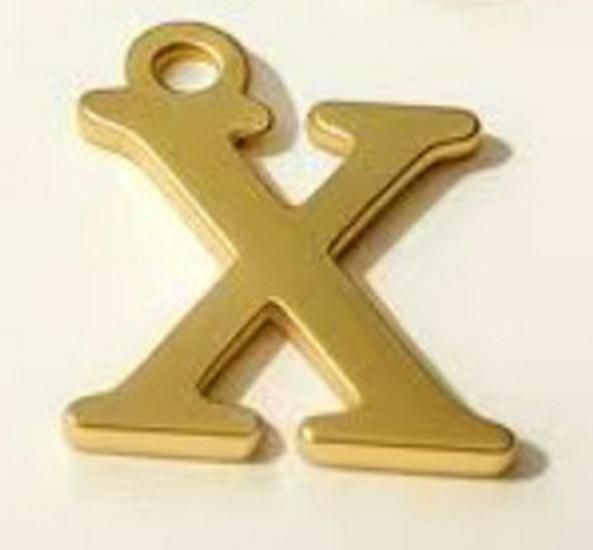 DIY Jewelry Accessories: 26 Alphabet Titanium Steel Pendants for Bracelets, Necklaces, Handmade Charms