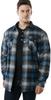CQR Thick Sherpa Jacket Night Sky Size Durable and Check Solid Perfect for Outdoor and American Casual Men's (HOK710) - S, Warm, & Suede,