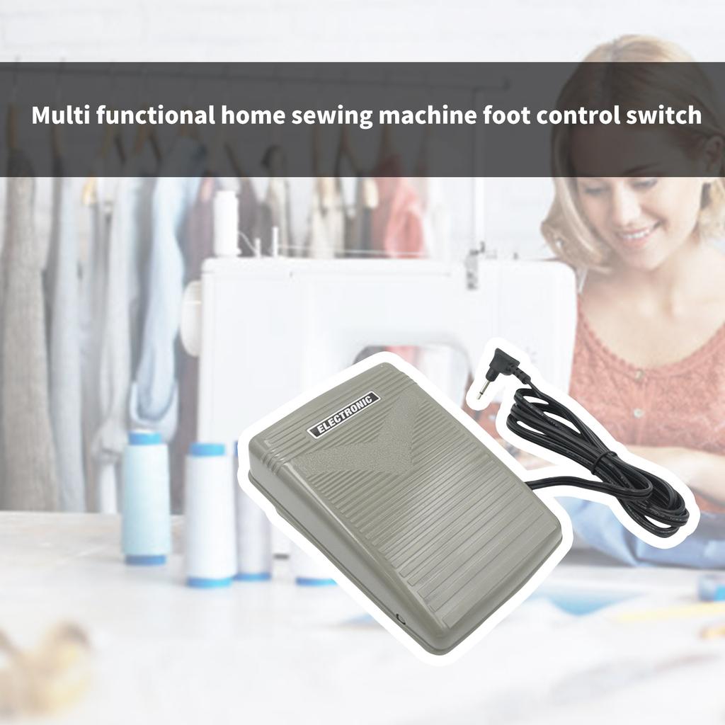 Multifunctional Foot Pedal Switch Single Hole Design Pedal Plastic Texture for Home Sewing Machines Various Models