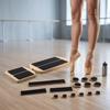 Balance Training Board Wooden with Domes AntiSlip for Athletes, Dancers, Home Gym,