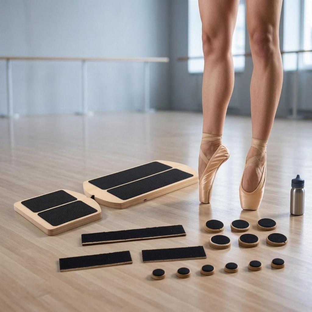 Balance Training Board Wooden with Domes AntiSlip for Athletes, Dancers, Home Gym,