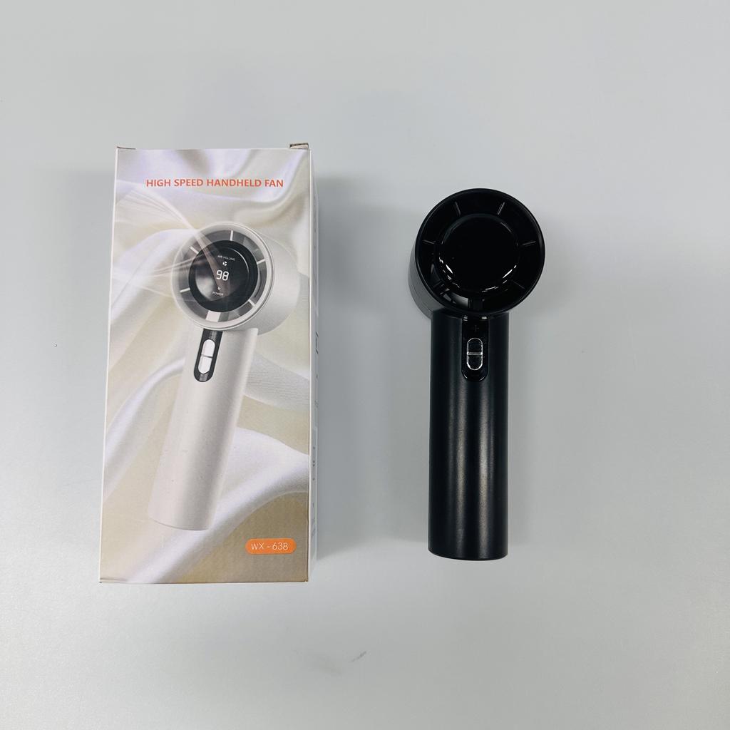 Turbo Fan Mini Fan Portable Handheld Rechargeable Strong Airflow Ultra Fast For Camping