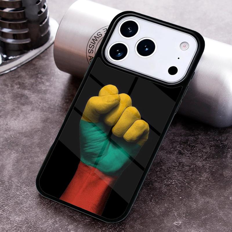 Lithuania Flag print Phone Case for iPhone 17 16 15 Pro Max Air 14 13 12 11 Plus Shockproof Capa Cover