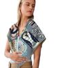 Women Light Luxury Triangle Scarf Shawl Hijabs Women Printing Bandana Foulard Neckerchief For Ladies
