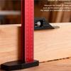 ABJI-Woodworking Marking Height Gauge Aluminum Alloy Measurement Tool Dual Scale Measurement Tool