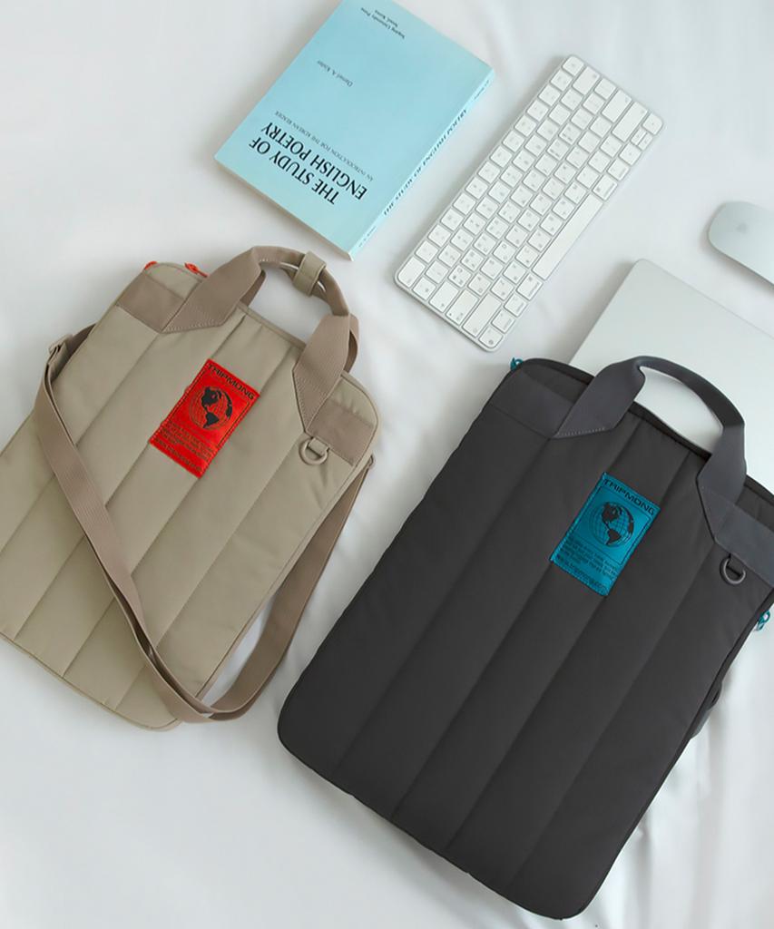 Playian Tripmong Cade Laptop Bag (S)Gray [Tm251Bg009Dg][Musinsa]