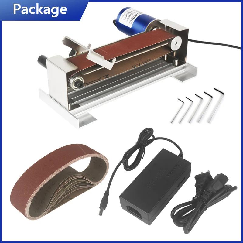 

Electric Polishing Machine Waterproof Mini Belt Sander 50*533mm Benchtop Sander Sharpener for Knives Cutter Edges Sharpener