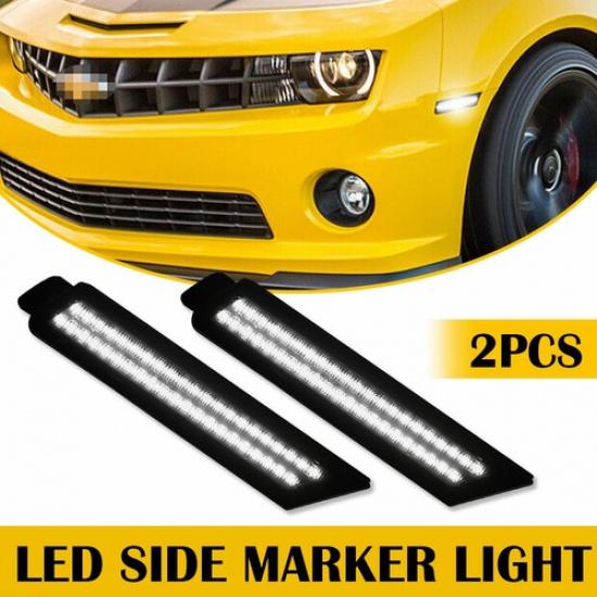 Flowing Amber White Red LED Blue Side Signal For Light 2010-2015 Chevy Camaro