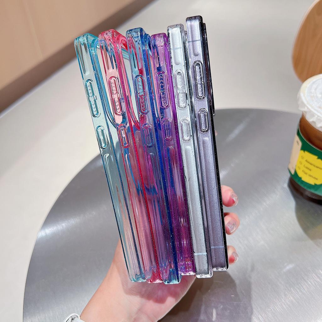 Dream Flash Powder Magnetic Suction Large Hole, Suitable for Samsung S25Ultra Mobile Phone Case Charging S25Plus Anti-drop Protective Case