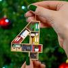 Merry Christmas Digital Bookshelf Acrylic Christmas Tree Pendant Christmas Decorations Home Car Pendant