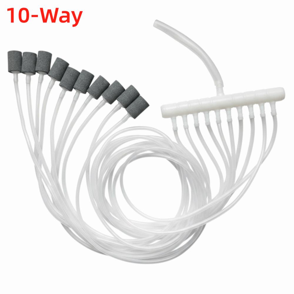 1 Kit Set 4/6/8/10/12/14Way Oxygen Pump Diverter Aquarium Air Valve Fish Tank Aquarium Aeration