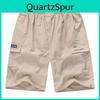 Mens Pants Middleaged Loose Shorts Fivepoint Pants Summer Thin Middleaged And Elderly Casual Pants Mens Straight Pants Summer