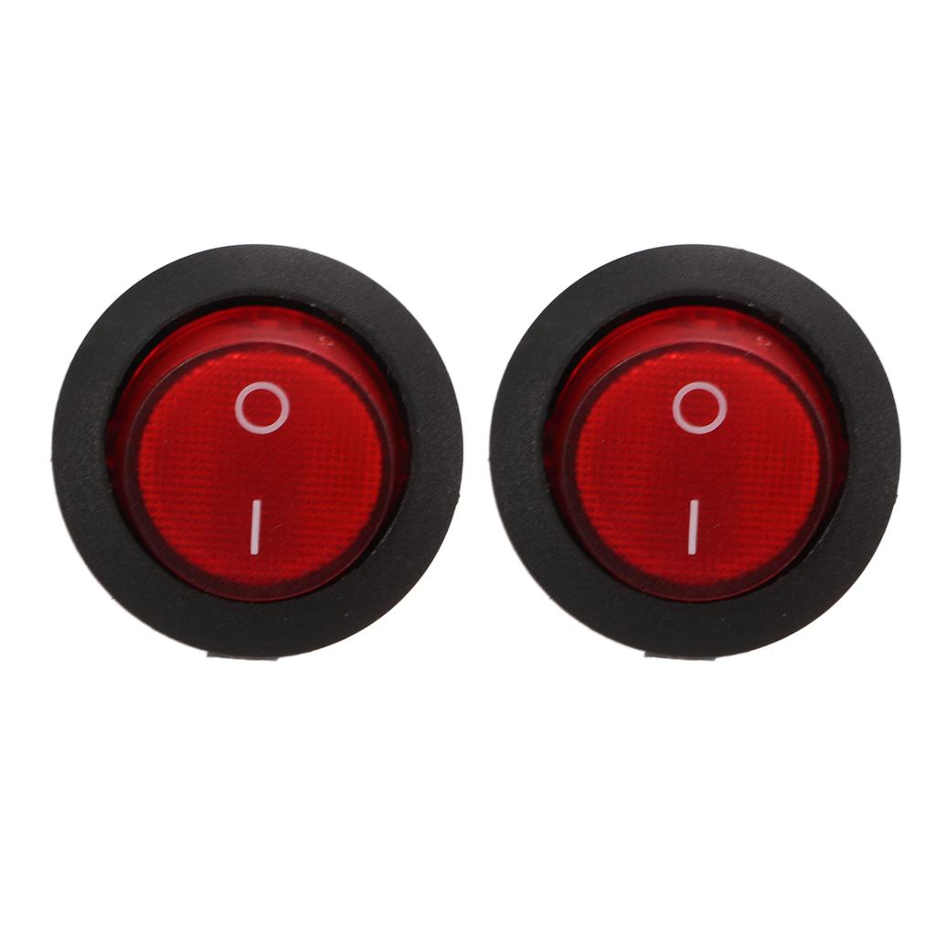 Runder Wippschalter EIN Aus Kippschalter 10A 125250VAC 6A4A 250VAC für Automobile Boote Schiffe