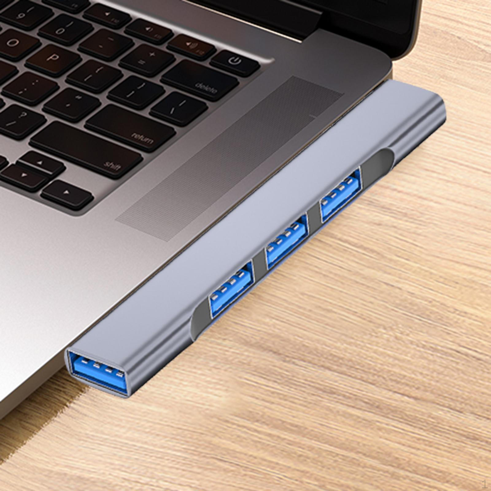 

Концентратор USB C для док-станции ноутбука Стабильный портативный мини-разветвитель 1 на 4 выхода, многопортовый