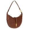 Polo Ralph Lauren Adjustable Strap Leather Tote Shoulder Bag Small Women Bags Dark-Brown 428871248014