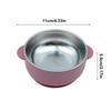 Baby Bowls With Suction Silicone Suction Bowl Baby Double Layer Anti Scald Dinnerware With Silicone Sleeve Reusable Toddler