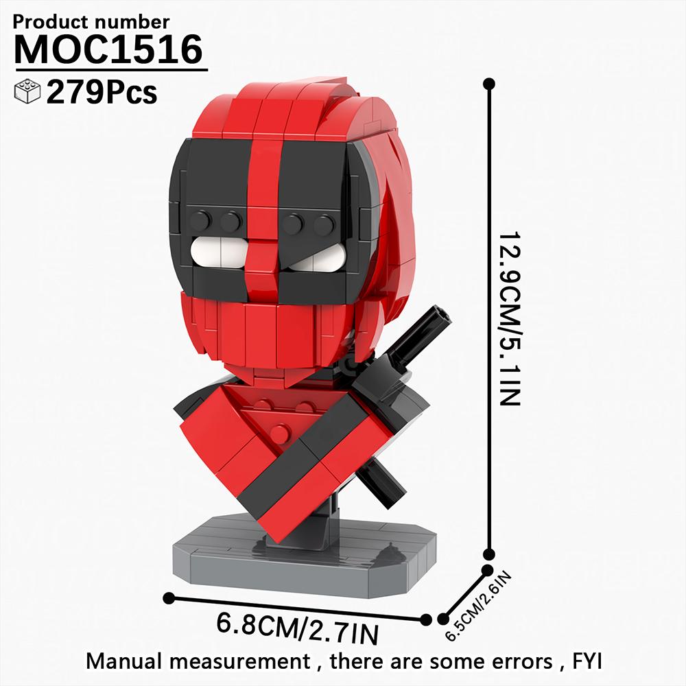 MOOXI Filmreihe MOC Steine Set Figur BrickHeadzed Modell DIY Bausteine Montessori Kinder Bildungsspielzeug Für Kinder Geschenk
