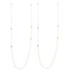 2pcs Star Shaped Pendant Clavicle Chain Stylish Face Cover Chain Lanyard Jewelry Gift