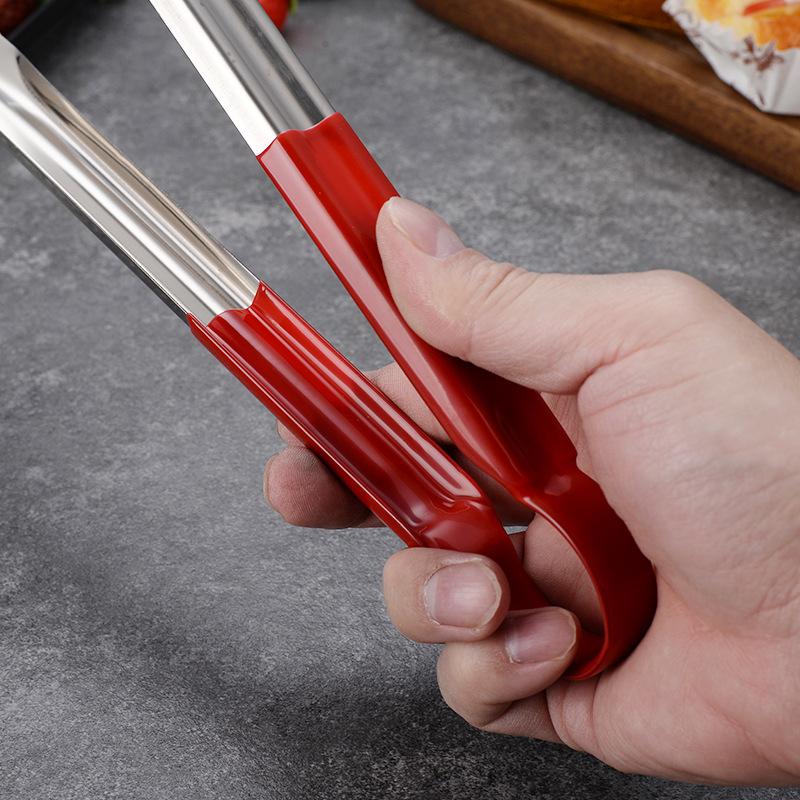 9/12/14Inch Stainless Steel Food Clip Kitchen Restaurant Baking Bread Clip Multifunctional Barbecue Clip Steak Clip