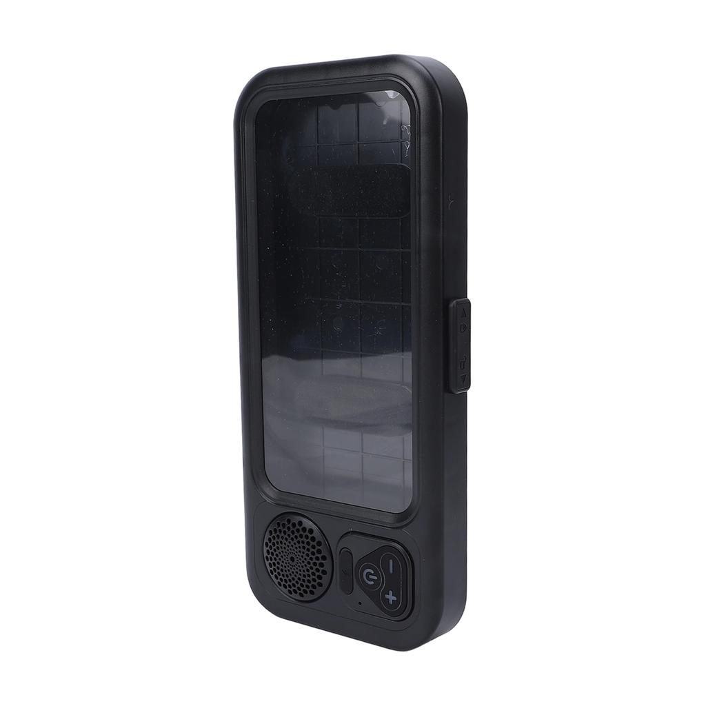 Vodotěsný držák na telefon do sprchy s Bluetooth reproduktorem, dotykovým ovládáním a RGB osvětlením do koupelny