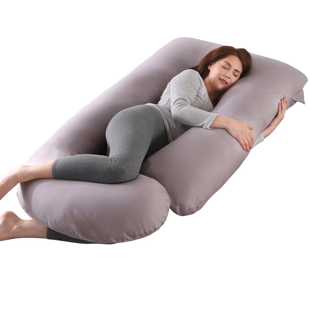 J-Shape Side Sleeper Pillow Pregnancy Pillow Positioning Pillow Nursing Pillow