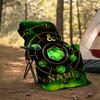 Personalized Custom Name Blanket - Dungeons & Dragons Print Design,Blanket for Sofa,Bed,Travel,Camping - Soft and Warm, Great Gift