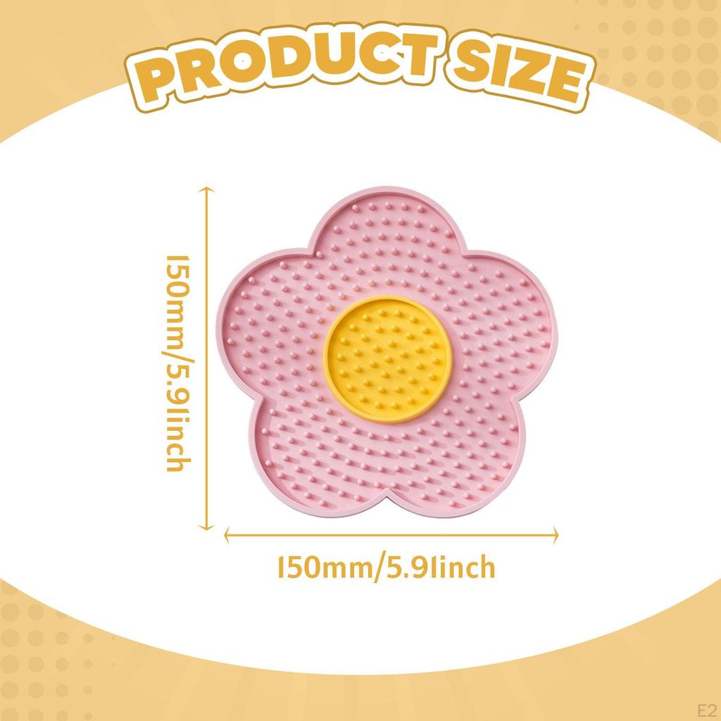 Dog And Cat Lick Mat with Suction Cups, Puppy Bowl, Peanut Butter Pad, Mat, Slow Feeder for