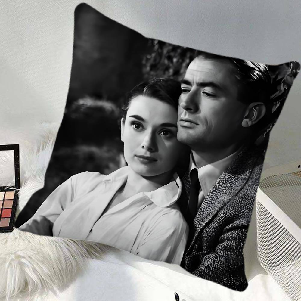 Movie RRoman Holiday Pillow Case Square Pillow Bedroom Sofa Leisure Comfort Cushion Car Home Decoration