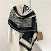 Luxury Winter Cashmere Scarf Women  Design Warm Pashmina Blanket Poncho Scarves Female Carriage Shawl Thick Foulard Bufanda