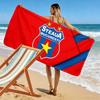 FCSB Print Beach Towel, Large Soft Quick Dry Towel for Beach Camping Swimming