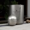Boundless Voyage Titanium Tea Ball for Black Barley Water and Fine Mesh Strainer for Tea Leaf Filtering Strainer, Shape, Tea, Tea, Brewing, Bottles,
