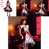Alice In Wonderland The Red Queen Costume Dress With Polyester Fabric For Halloween Stage Performance Women
