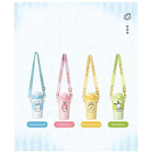 Cinnamoroll, My Melody, and Pompompurin Thermos Water Bottles, Kids Gift, Vacuum Insulated, 500ml, 316 Stainless Steel, Perfect for Commuting, School,