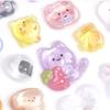 1 pc Creative Candy Ghost Rabbit Drop 3D Relief Stickers Scrapbooking Diy Diary Stationery Sticker Decor Cute Aesthetic Stickers