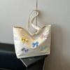 Schleife Umhängetasche Frühling und Sommer neue Mode lässige Canvas-Tasche große Kapazität Klasse Tragetasche Damenhandtasche