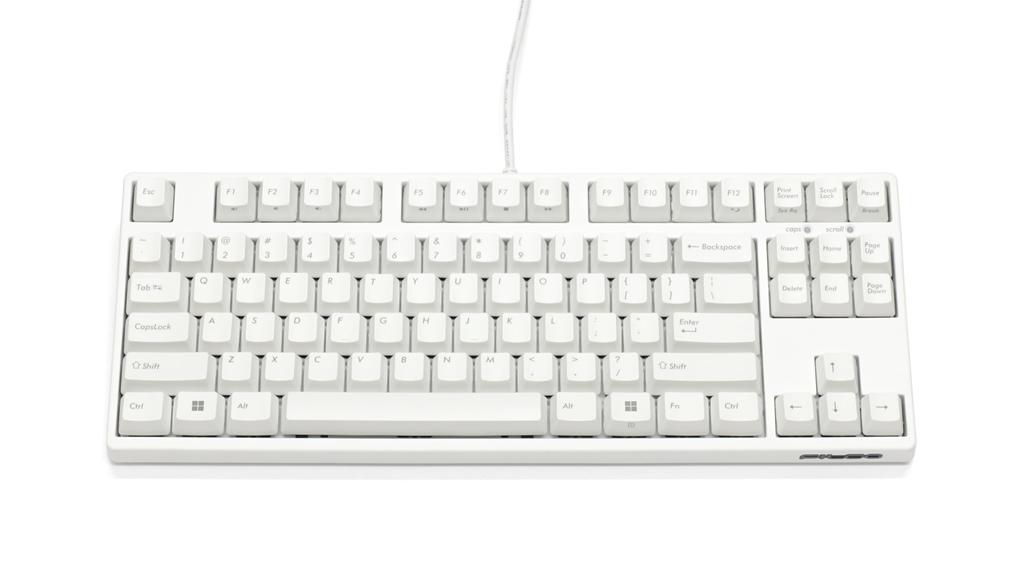Majestouch 3 HAKUA CHERRY MX2A Brown Switches Tenkeyless Mechanical Keyboard with 87 English Kana Media PBT Full 1000Hz Polling Wired US ASCII Keys,