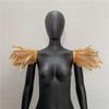 Gothic Halloween Masquerade Feather Shawl Costume Accessory