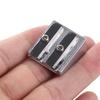 Stationery Silver Pens Cutter Tool Pencil Sharpener Double Hole Pencil Sharpener Office Sharpener