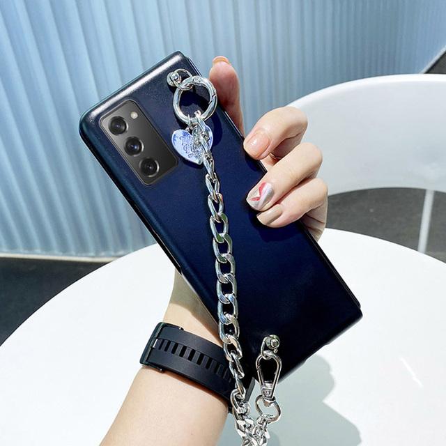 Love Bracelet Hand Chain Phone Case For Samsung Galaxy Z Fold 4 Matte Cover Z Fold 3 Folding Screen Case For Galaxy Z Fold 2