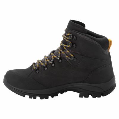 Hiking Shoes Jack Wolfskin Rebellion Texapore Mid M Phantom/burly Yellow Xt