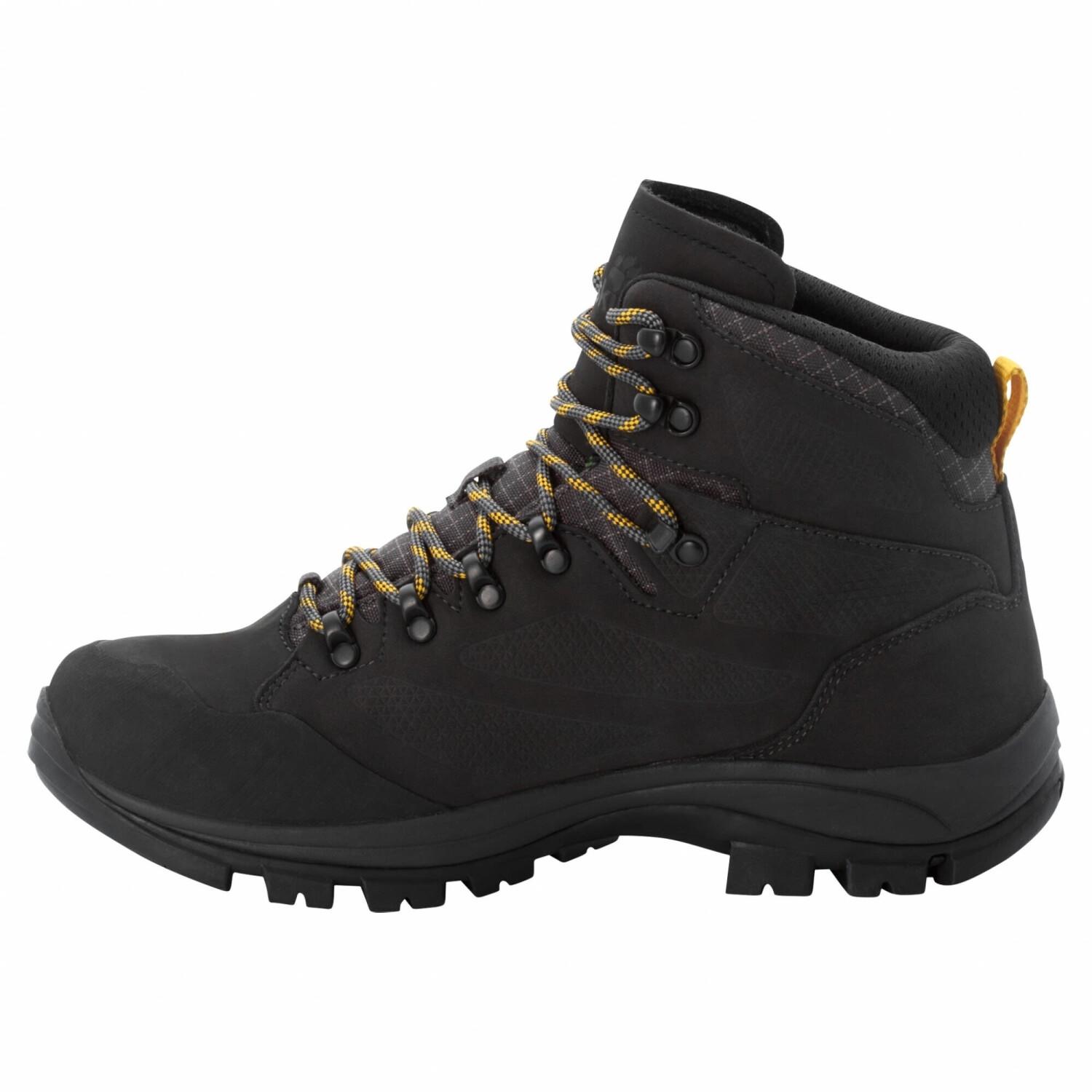 

Обувь для треккинга Jack Wolfskin Rebellion Texapore Mid M phantom/burly yellow xt